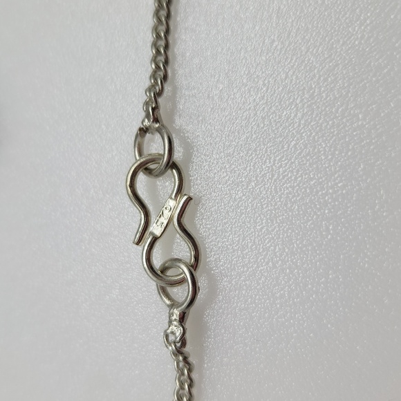 Nwot! Black onyx sterling necklace handmade - Picture 4 of 6